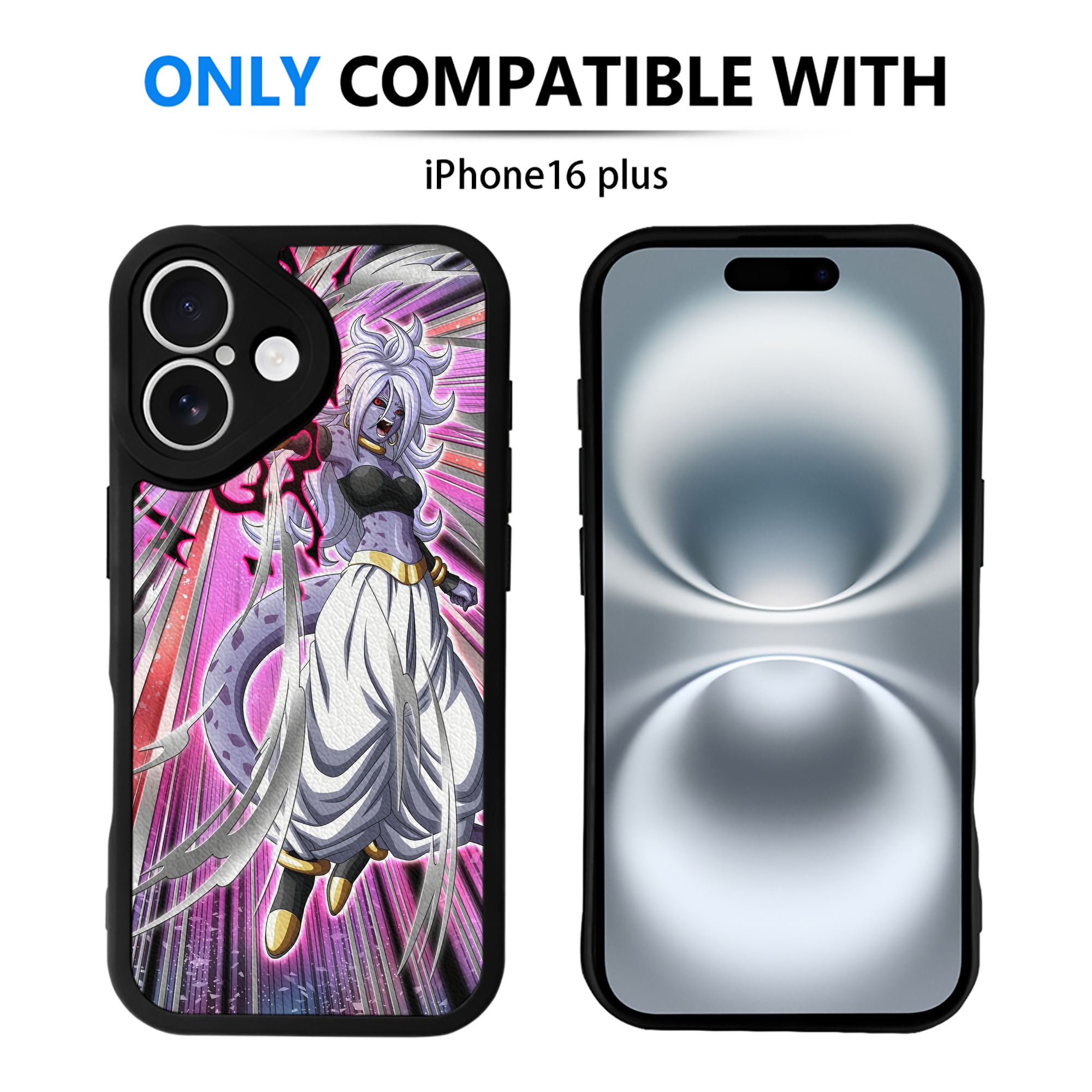 （画像用） ドラゴンボール DRAGON BALL 【iPhone 16シリーズ対応】シリコンスマホケース（レザー調） 材質：シリコン